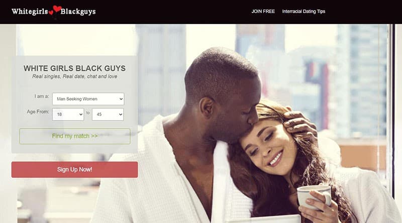 Interracial dating website