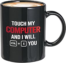 Bubble hugs gaming coffee mug 11oz black - i will cut you - gamer video game addict online console bitmap role games nerd...