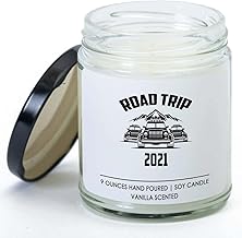 Adventurer vanilla scented candle - road trip 2021 - camping lover mountain hiker hiking hobby forest woods outdoor activi...