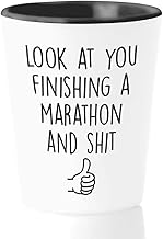 Bubble hugs runner shot glass 1. 5oz - looks at you finishing a marathon and - running sport gym fitness workout sarcasm fo...