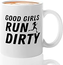 Marathon coffee mug 11oz white -good girls run - gift for marathon runner marathon training gifts runner friend marathon c...