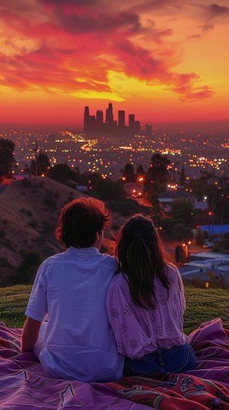 Sunset picnic date 8