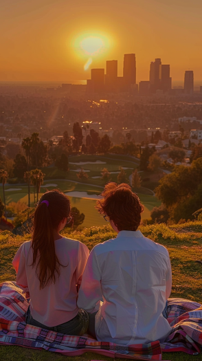 Sunset picnic date 10